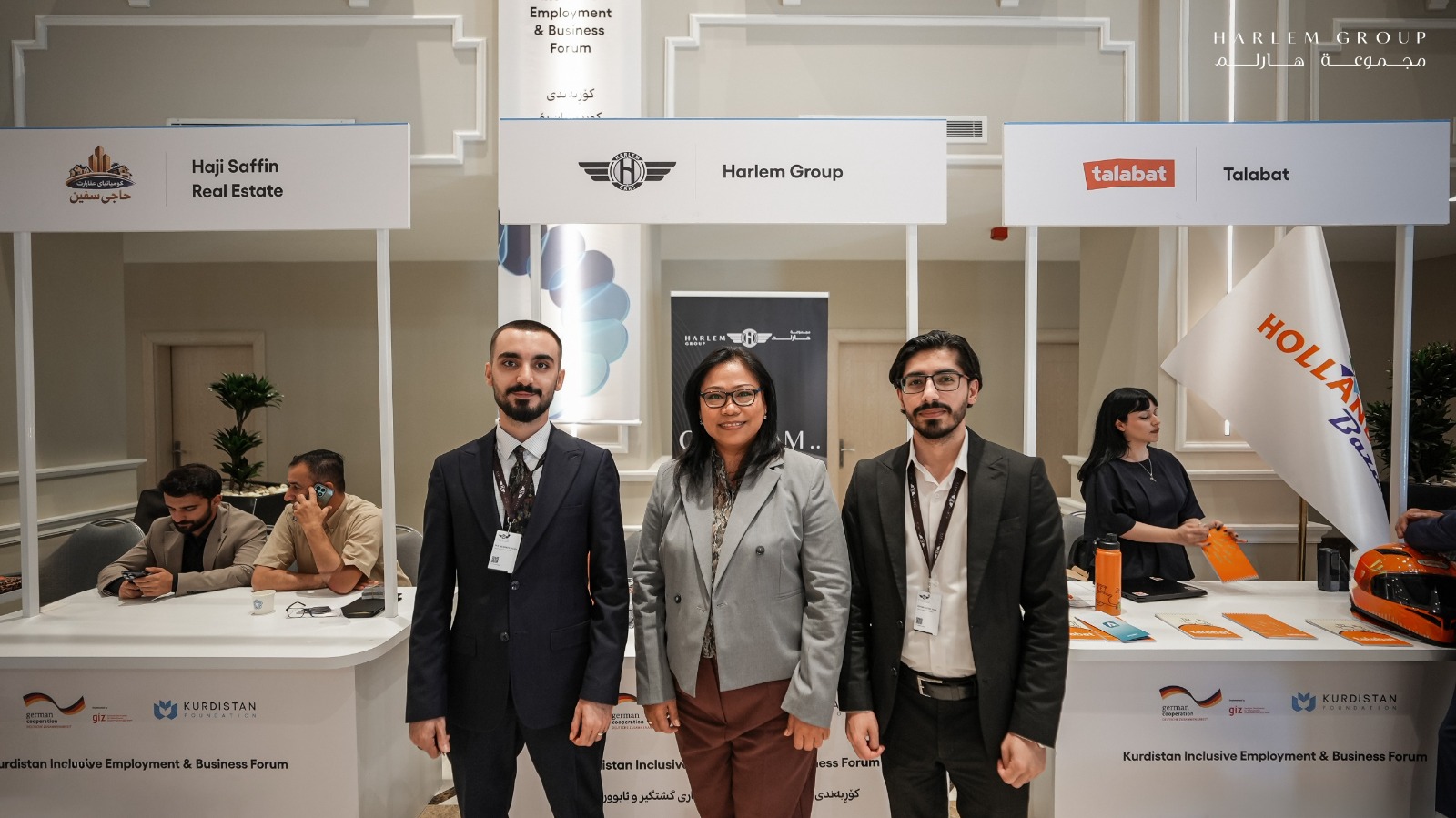 Harlem Group team at KIEBF 2026 in Erbil